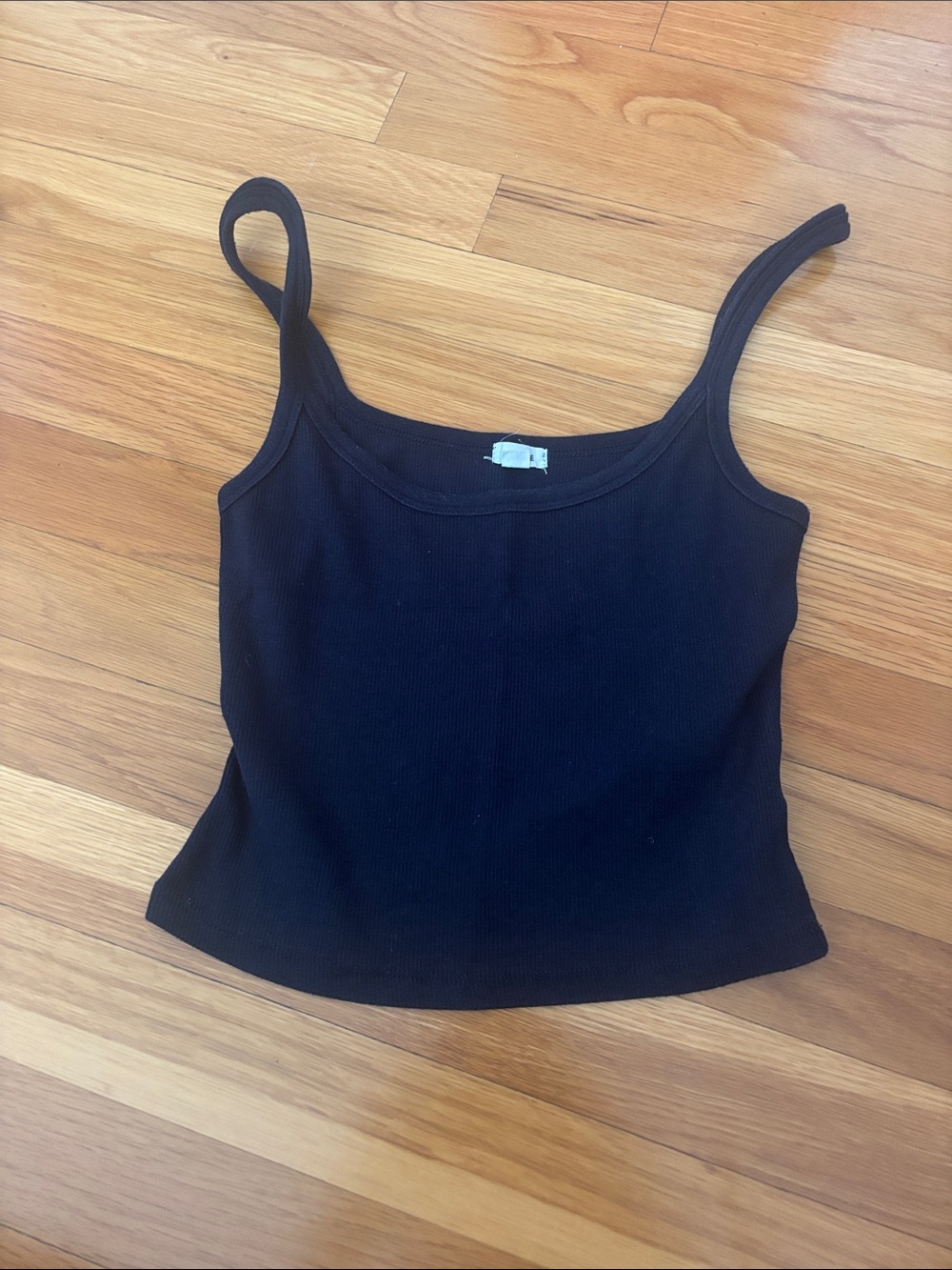 Navy Ribbed Tank Top - Classic Women's Camisole